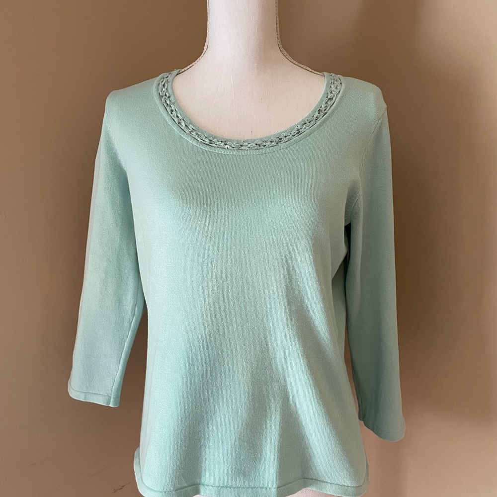 jh collection 3/4 length sleeve top